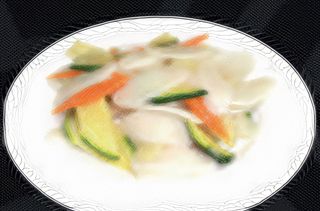 Gnocchi di riso con verdure miste