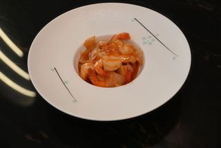 Gamberi in sale e pepe