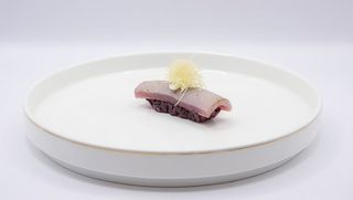 225. Nigiri sake nero flame kataifi - 2 pezzi