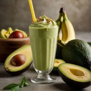 Frullato di avocado e banana