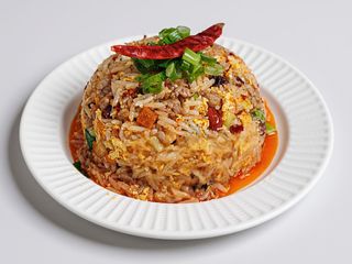 304.Riso piccante con pollo