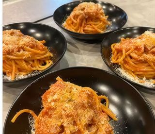 Spaghetti amatriciana