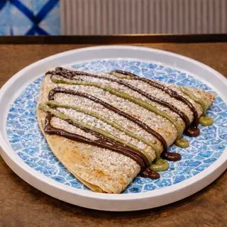 Crepes con Nutella e crema di Pistacchio