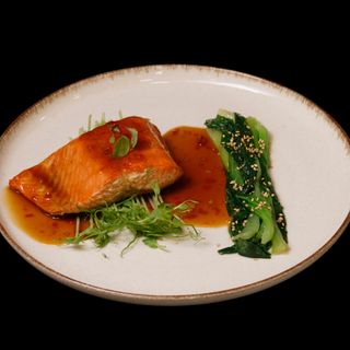 Thai stile salmon