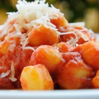 Gnocchi con polpettine di carne