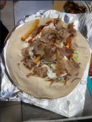 Piadina kebab menù