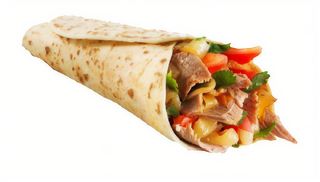 Piadina kebab con patatine