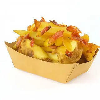 Chips e bacon