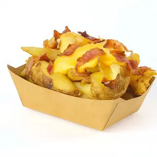 Chips, bacon e cheddar