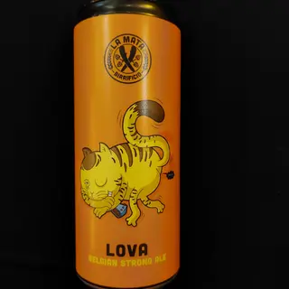 Lova Belgio strong ale 7.8 % vol in lattina personalizzata 33 cl