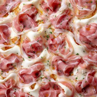 Pancetta e provola 1/4 teglia