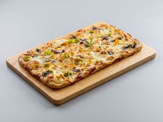 Fiori di zucca e salmone 1/4 teglia