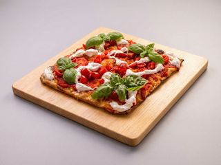 Pomodorini e stracciatella 1/4 teglia