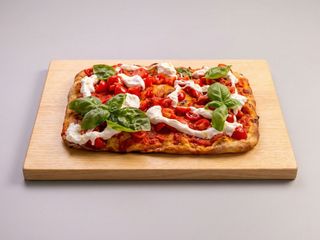 Pomodorini e stracciatela 1/4 teglia