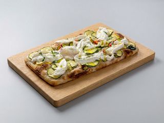 Zucchine e stracciatella 1/2 teglia