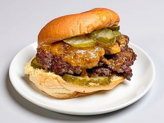 Classic Smash Burger Triplo