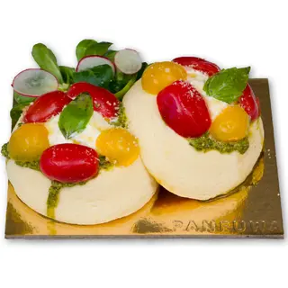 Panfuwa Stracciatella e pomodorini