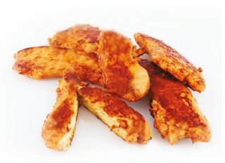 BBQ chicken stripe menu