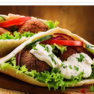 Piadina falafel menu