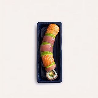 Dragon roll salmone