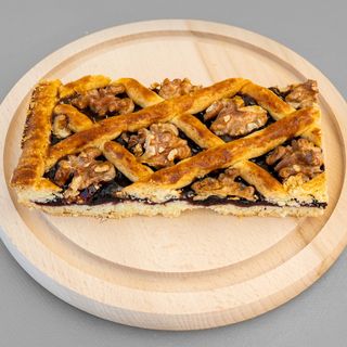 Crostata mirtilli e noci (Trancio)