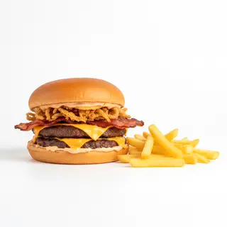 DOUBLE SMASH + FRENCH FRIES