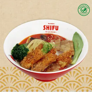 Veggy Spicy Crispy Chik’n Wings Ramen