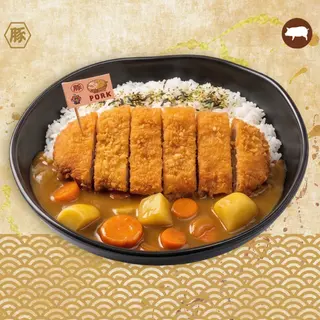 Tonkatsu curry rice