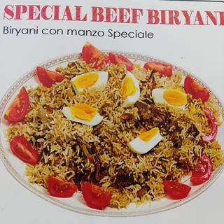 Special beef biryani 