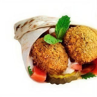 Piadina falafel