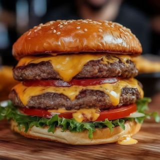 Double cheese burger