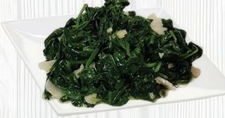 Spinaci aglio e olio