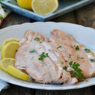 Filetto di trota salmonata in carpione