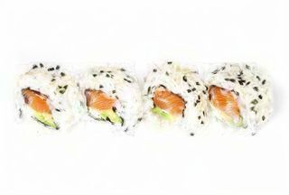 12.Salmone avocado Philadelphia uramaki