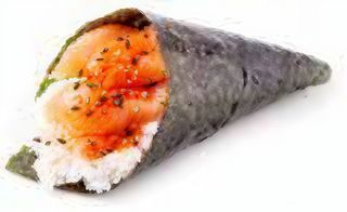 26.Spicy salmon temaki