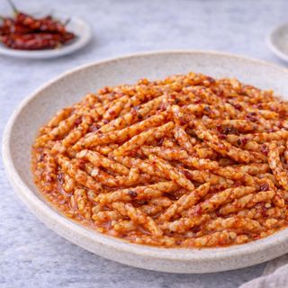 Trofie al pesto rosso Piccante