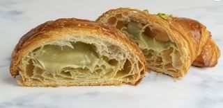 Cornetto al pistacchio vegano