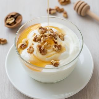 Coppetta yogurt greco variegato