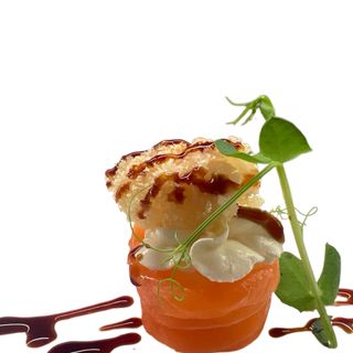 Gunkan gamberi fritto