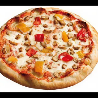 Pizza pollo e peperoni