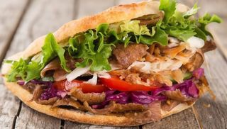 Panino kebab misto