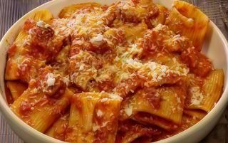 Paccheri all amatriciana