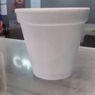 Bicchiere di panna
