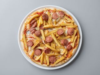 Patatine e würstel spicchio