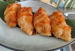 Gyoza gamberi fry 4 ravioli giapponesi fritti