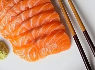 Salmon sashimi box