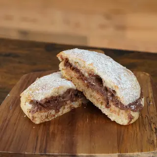 Focaccina con nutella