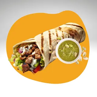 Piadina kebab pistacchio