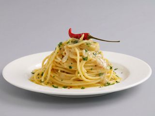 Pasta all'aglio, olio e peperoncino 5 porzioni