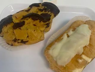 Tavola calda, bignè e una lattina 33 cl a scelta